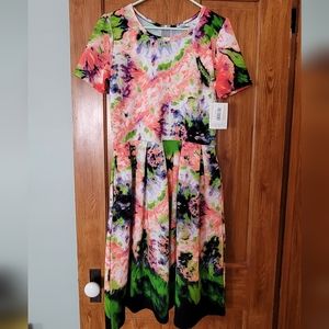 LulaRoe Amelia Tie-Dye HTF